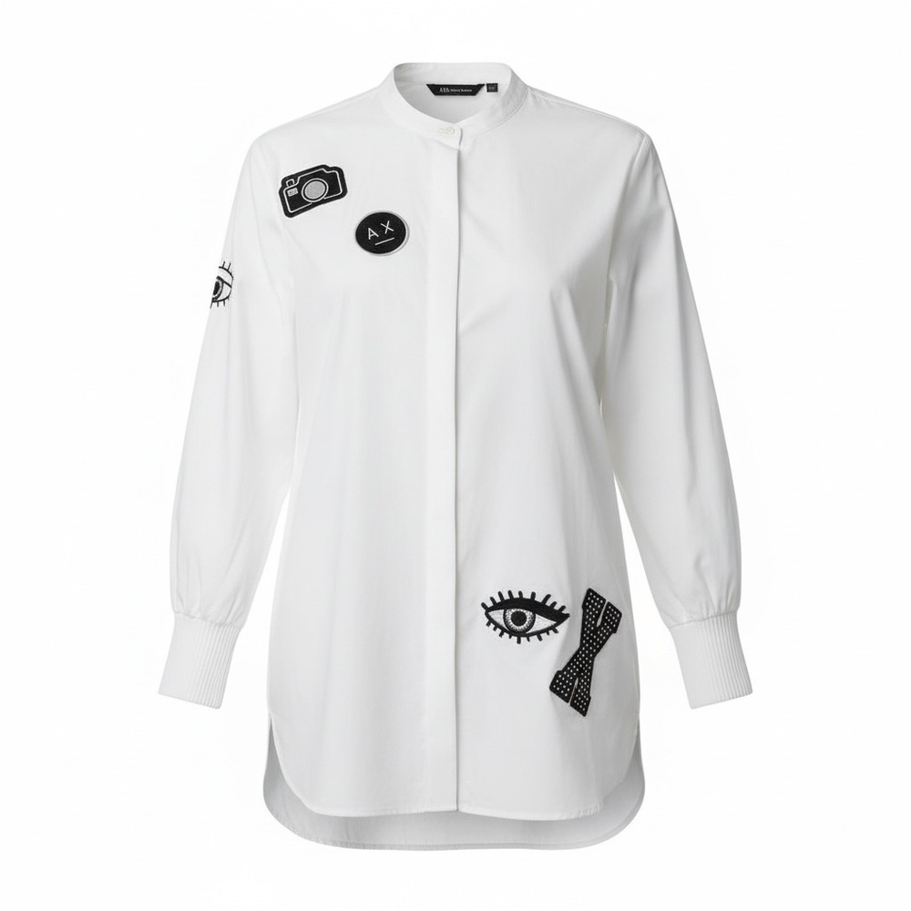 Armani Exchange Patch Blouse. Size Large - image 1